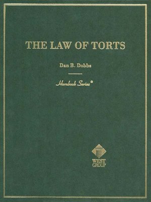 cover image of Law of Torts (Hornbook Series)